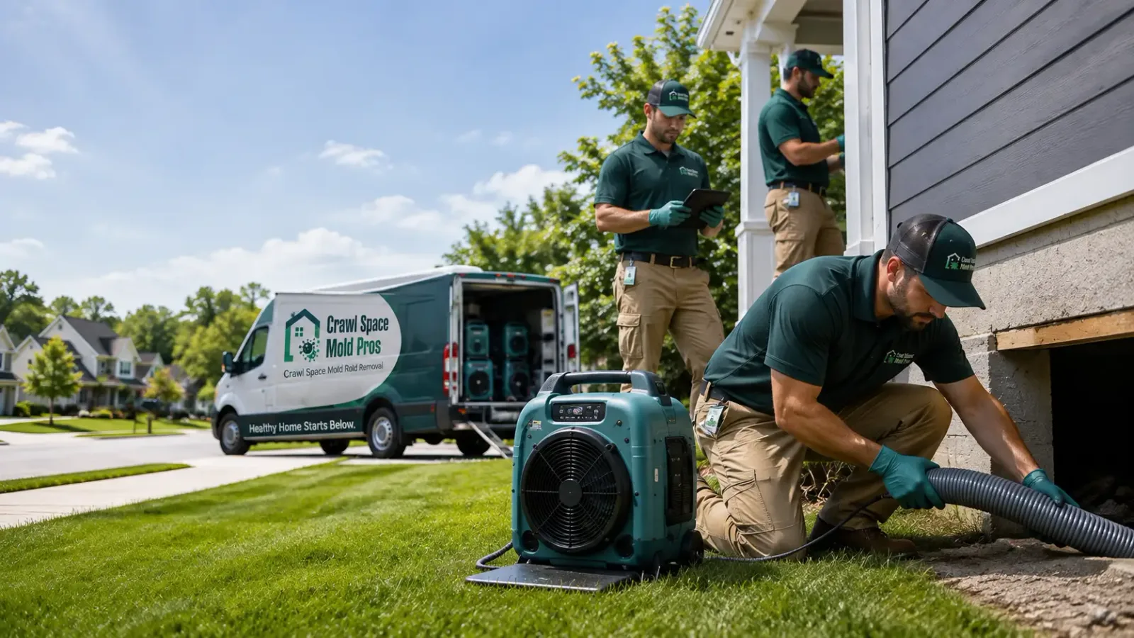 Crawl Space Mold Removal in Bangor, WI
